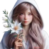 Girl flowers1🌷 30