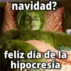 navidad?
feliz día de la
hipocresía