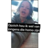 Opzich hou ik wel van
jongens die homo zijn