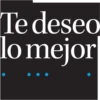 Te deseo
lo mejor