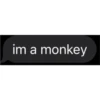 im a monkey