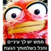 ממש יש לך עיניים
והכל בשלמותך הגעת
