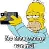 No creo verme tan mal