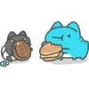 BugCat Capoo - Hamburguesa bebé gato negro 🍔 5