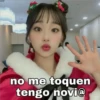 no me toquen
tengo novi@