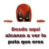 ●000 Desde aqui alcanzo a ver lo puta que eres