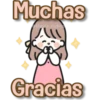 Muchas
@Mycute_stickers
'll
Gracias