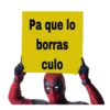 Deadpool letrero 18