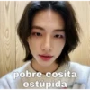 pobre cosita
estúpida