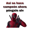 Asi se hace campeón ahora póngale alv