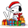 ALFABETO SNOOPY 8