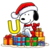 ALFABETO SNOOPY 10