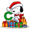 ALFABETO SNOOPY 14