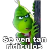 Se ven tan ridículos