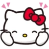 Hello Kitty Emojis 24