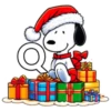 ALFABETO SNOOPY 30