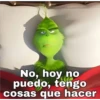 No, hoy no puedo, tengo cosas que hacer