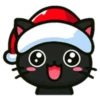 🎅🏻Christmas cat black.🖤🐱 6