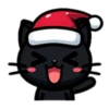 🎅🏻Christmas cat black.🖤🐱 10