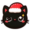 🎅🏻Christmas cat black.🖤🐱 12