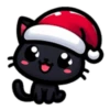 🎅🏻Christmas cat black.🖤🐱 14