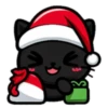 🎅🏻Christmas cat black.🖤🐱 15