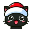 🎅🏻Christmas cat black.🖤🐱 19