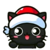 🎅🏻Christmas cat black.🖤🐱 22