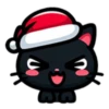 🎅🏻Christmas cat black.🖤🐱 28