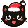 🎅🏻Christmas cat black.🖤🐱 29