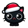 🎅🏻Christmas cat black.🖤🐱 30