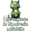 Grinch cat (Anti-Xmas)💚🎁 9