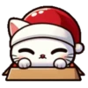 🎅🏻Christmas cat white.🤍🐱 6