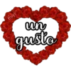 🌹corazón de flores rojas 🌹 5