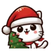 🎅🏻Christmas cat white.🤍🐱 8