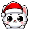 🎅🏻Christmas cat white.🤍🐱 12
