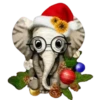 Elefantes Navideños🐘🎄💞1🇵🇪Clásica 13