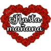 🌹corazón de flores rojas 🌹 13