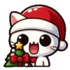 🎅🏻Christmas cat white.🤍🐱 17