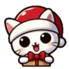 🎅🏻Christmas cat white.🤍🐱 18