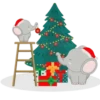 Elefantes Navideños🐘🎄💞1🇵🇪Clásica 19