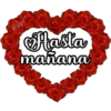 🌹corazón de flores rojas 🌹 15