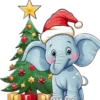 Elefantes Navideños🐘🎄💞1🇵🇪Clásica 24
