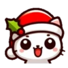 🎅🏻Christmas cat white.🤍🐱 20