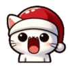🎅🏻Christmas cat white.🤍🐱 28