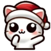 🎅🏻Christmas cat white.🤍🐱 30