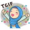 Hijab girl 👳🏻‍♀🌻 11