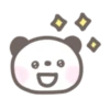 Fluffy panda emoji 9