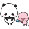 Sweet panda & honey pig 🫧🐼🐷 16