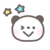 Fluffy panda emoji 15